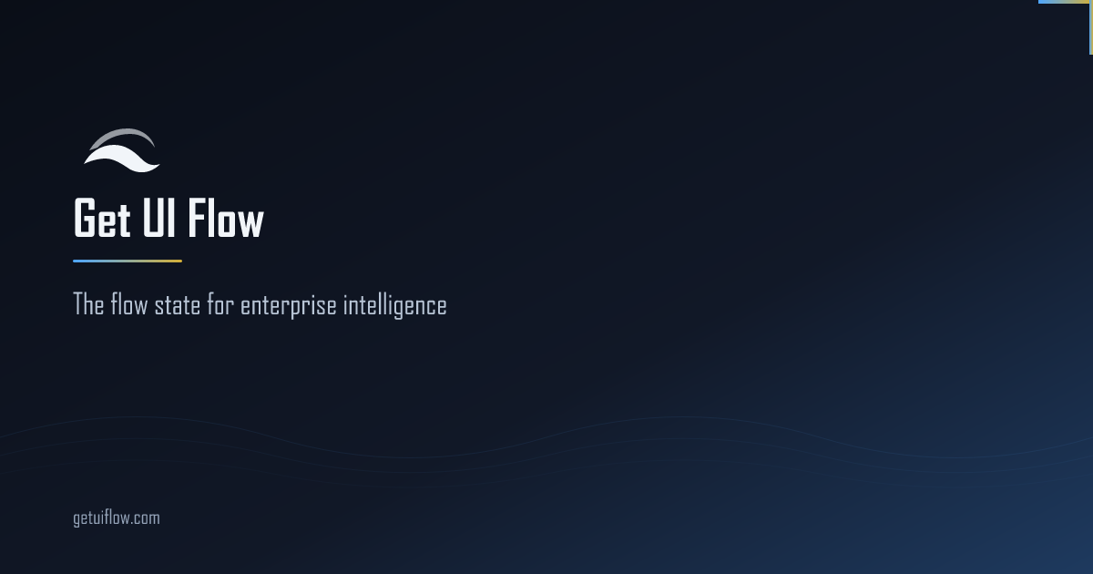 Integration Patterns with Existing Enterprise Stacks | Get UI Flow